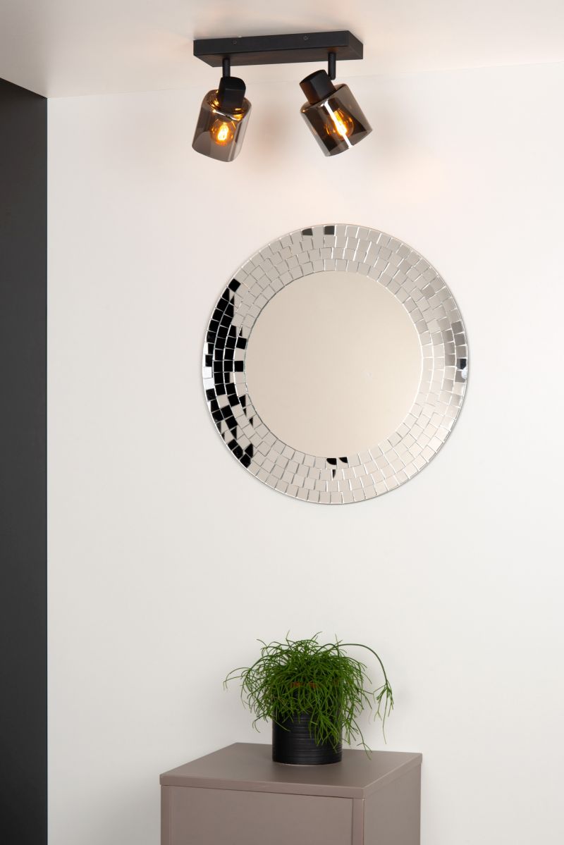 Lucide ALION - Stropné bodové svietidlo - 2xE14 - Čierne